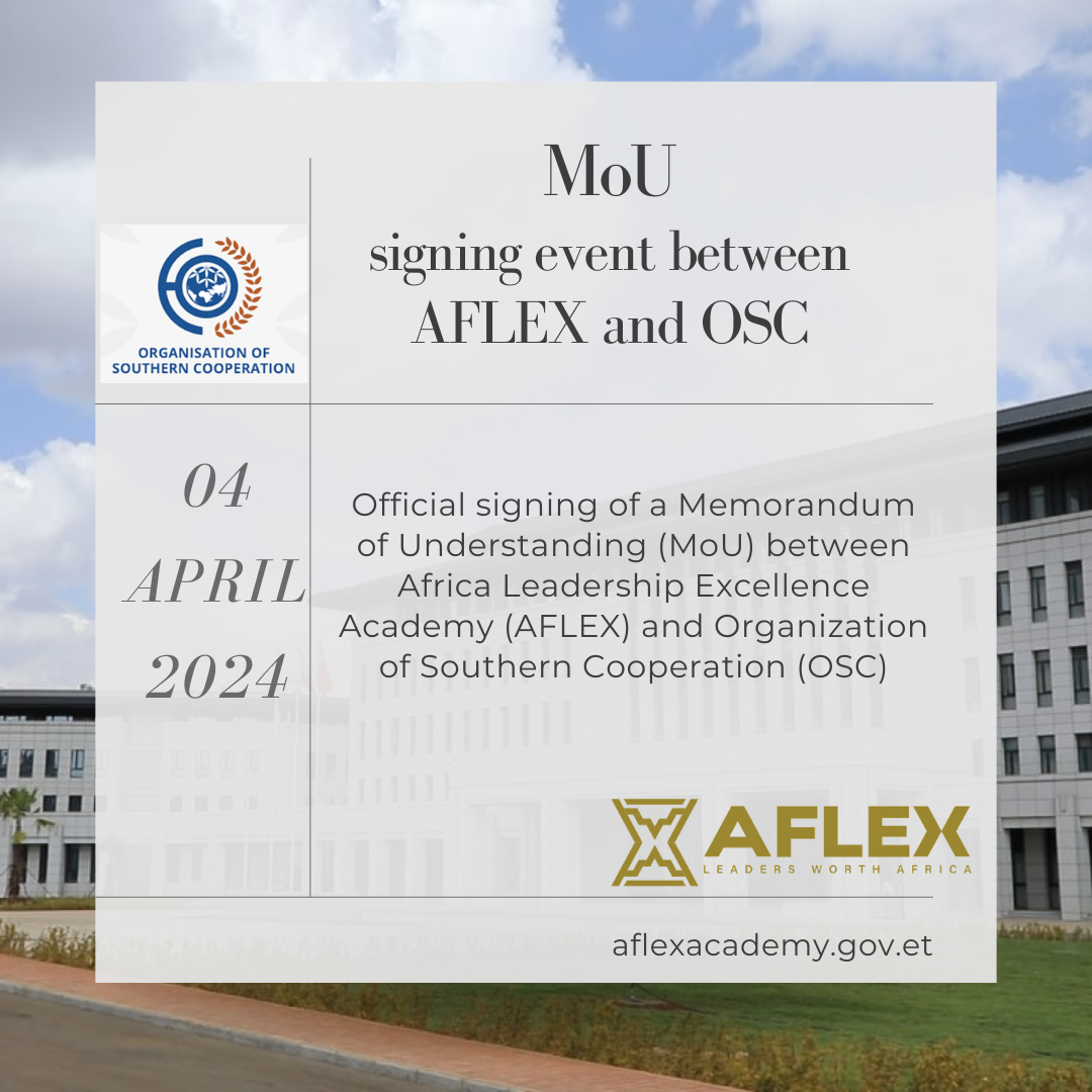 Read more about the article MoUsigning event between AFLEX and OSC